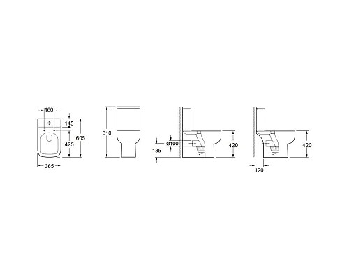 Купить Бачок для унитаза BelBagno Aurora BB8604T в магазине сантехники Santeh-Crystal.ru