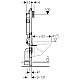 Приобрести Комплект подвесной унитаз Jacob Delafon Reve E4811-00 + система инсталляции Geberit 111.300.00.5 в магазине сантехники Santeh-Crystal.ru