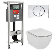 Комплект подвесной унитаз Ideal Standard Tesi T007901 + T352701 + система инсталляции Mepa 512318