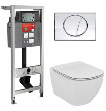 Комплект подвесной унитаз Ideal Standard Tesi T007901 + T352701 + система инсталляции Mepa 512318
