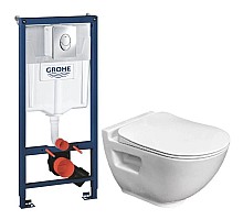 Комплект подвесной унитаз Bien Harmony HRKA052N2VP0W3000 + система инсталляции Grohe 38721001