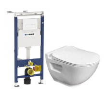 Комплект подвесной унитаз Bien Harmony HRKA052N2VP0W3000 + система инсталляции Geberit 458.125.11.1