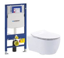 Комплект подвесной унитаз SSWW NC2038 + система инсталляции Geberit 111.300.00.5