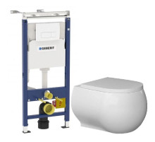 Комплект подвесной унитаз Bien Flash FLKA052N1VP0W3000 + система инсталляции Geberit 458.125.11.1