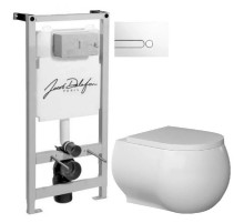 Комплект подвесной унитаз Bien Flash FLKA052N1VP0W3000 + система инсталляции Jacob Delafon E5504-NF + E4326-00