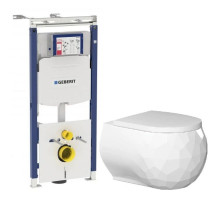 Комплект подвесной унитаз Bien Pent PNKA052N1VP0W3000 + система инсталляции Geberit 111.362.00.5
