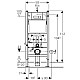 Купить Комплект подвесной унитаз Bien Pent PNKA052N1VP0W3000 + система инсталляции Geberit 458.125.11.1 в магазине сантехники Santeh-Crystal.ru