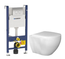 Комплект подвесной унитаз Bien Dune DNKA052N1VP0W3000 + система инсталляции Geberit 458.124.21.1