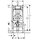 Купить Комплект подвесной унитаз Bien Dune DNKA052N1VP0W3000 + система инсталляции Geberit 111.362.00.5 в магазине сантехники Santeh-Crystal.ru