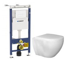 Комплект подвесной унитаз Bien Dune DNKA052N1VP0W3000 + система инсталляции Geberit 458.125.11.1