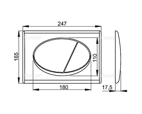 Купить Комплект подвесной унитаз Bien Dune DNKA052N1VP0W3000 + система инсталляции AlcaPlast AM101/11203:1RUSSETM71 в магазине сантехники Santeh-Crystal.ru