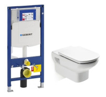 Комплект подвесной унитаз Roca Dama Senso 346517000 + ZRU9302820 + система инсталляции Geberit 111.300.00.5