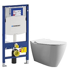 Комплект подвесной унитаз Bien Mineral MNKA052N1VP0W3000 + система инсталляции Geberit 111.300.00.5