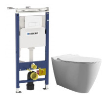 Комплект подвесной унитаз Bien Mineral MNKA052N1VP0W3000 + система инсталляции Geberit 458.125.11.1