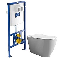 Комплект подвесной унитаз Bien Mineral MNKA052N1VP0W3000 + система инсталляции Villeroy & Boch 92246100