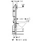 Купить Комплект подвесной унитаз Toto CF CW132Y#NW1 + VC130 + система инсталляции Geberit 458.124.21.1 в магазине сантехники Santeh-Crystal.ru