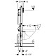 Приобрести Комплект подвесной унитаз Toto CF CW132Y#NW1 + VC130 + система инсталляции Geberit 111.300.00.5 в магазине сантехники Santeh-Crystal.ru