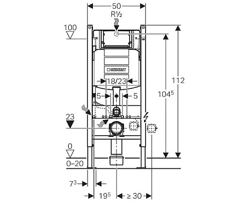 Заказать Комплект подвесной унитаз Toto CF CW132Y#NW1 + VC130 + система инсталляции Geberit 111.362.00.5 в магазине сантехники Santeh-Crystal.ru