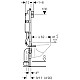 Заказать Комплект подвесной унитаз Toto CF CW132Y#NW1 + VC130 + система инсталляции Geberit 458.125.21.1 в магазине сантехники Santeh-Crystal.ru