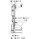 Приобрести Комплект подвесной унитаз Toto CF CW132Y#NW1 + VC130 + система инсталляции Geberit 458.125.11.1 в магазине сантехники Santeh-Crystal.ru