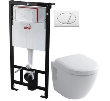 Комплект подвесной унитаз Toto NC CW762Y + VC100N + система инсталляции AlcaPlast AM101/11203:1RUSSETM70