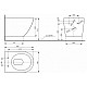 Приобрести Комплект подвесной унитаз Toto NC CW762Y + VC100N + система инсталляции AlcaPlast AM101/11203:1RUSSETM70 в магазине сантехники Santeh-Crystal.ru