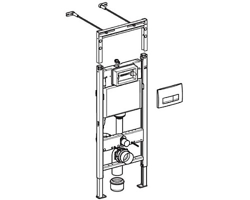 Заказать Комплект подвесной унитаз Ideal Standard Connect Space E804601 + E772401 + система инсталляции Geberit 458.125.21.1 в магазине сантехники Santeh-Crystal.ru