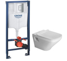 Комплект подвесной унитаз Duravit Durastyle 2536090000 + 0063790000 + система инсталляции Grohe 38772001