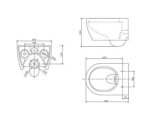 Приобрести Комплект подвесной унитаз SSWW CT2038V + система инсталляции Grohe 38772001 в магазине сантехники Santeh-Crystal.ru