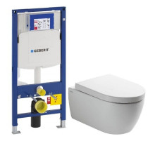 Комплект подвесной унитаз SSWW CT2038V + система инсталляции Geberit 111.300.00.5