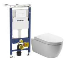 Комплект подвесной унитаз SSWW CT2038V + система инсталляции Geberit 458.125.11.1