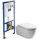 Комплект подвесной унитаз SSWW CT2038V + система инсталляции Villeroy & Boch 92246100