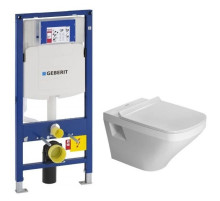 Комплект подвесной унитаз Duravit Durastyle 2536090000 + 0063790000 + система инсталляции Geberit 111.300.00.5