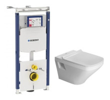 Комплект подвесной унитаз Duravit Durastyle 2536090000 + 0063790000 + система инсталляции Geberit 111.362.00.5
