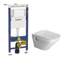Комплект подвесной унитаз Duravit Durastyle 2536090000 + 0063790000 + система инсталляции Geberit 458.125.11.1
