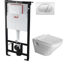Комплект подвесной унитаз Duravit Durastyle 2536090000 + 0063790000 + система инсталляции AlcaPlast AM101/11203:1RUSSETM71