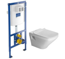 Комплект подвесной унитаз Duravit Durastyle 2536090000 + 0063790000 + система инсталляции Villeroy & Boch 92246100