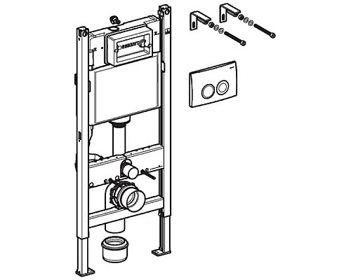 Заказать Комплект подвесной унитаз Toto SP CW532Y + TC512F + система инсталляции Geberit 458.124.21.1 в магазине сантехники Santeh-Crystal.ru