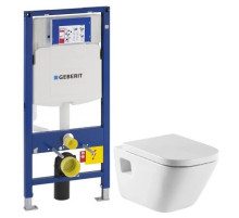 Комплект подвесной унитаз Roca The Gap 346477000 + 801472004 + система инсталляции Geberit 111.300.00.5