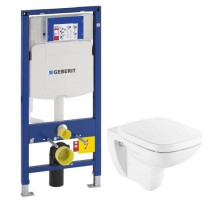 Комплект подвесной унитаз Roca Debba 346997000 + ZRU9302826 + система инсталляции Geberit 111.300.00.5
