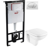 Комплект подвесной унитаз Roca Debba 346997000 + ZRU9302826 + система инсталляции AlcaPlast AM101/11203:1RUSSETM71