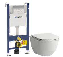 Комплект подвесной унитаз Laufen Pro 8.2096.6.000.000.1 + 8.9896.6.000.000.1 + система инсталляции Geberit 458.124.21.1