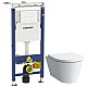Купить Комплект подвесной унитаз Laufen Kartell by Laufen 8.2033.6.000.000.1 + 8.9133.1.000.000.1 + система инсталляции Geberit 458.125.11.1 в магазине сантехники Santeh-Crystal.ru