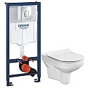 Комплект подвесной унитаз Cersanit City MZ-CITY-COn-S-DL + система инсталляции Grohe 38721001