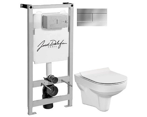 Santeh-Crystal.ru: Комплект подвесной унитаз Cersanit City MZ-CITY-COn-S-DL + система инсталляции Jacob Delafon E5504-NF + E4316-CP Приобрести Комплект подвесной унитаз Cersanit City MZ-CITY-COn-S-DL + система инсталляции Jacob Delafon E5504-NF + E4316-CP в магазине сантехники Santeh-Crystal.ru