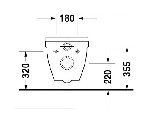 Приобрести Комплект подвесной унитаз Duravit Starck 3 2200090000 + 0063810000 + система инсталляции Tece 9300302 + 9240921 в магазине сантехники Santeh-Crystal.ru