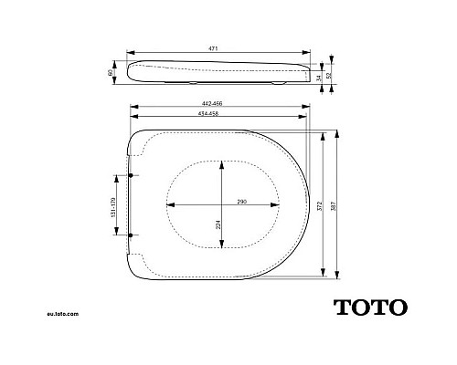 Купить Комплект подвесной унитаз Toto NC CW762Y + VC100N + система инсталляции Tece 9300302 + 9240921 в магазине сантехники Santeh-Crystal.ru