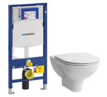 Комплект подвесной унитаз Laufen Pro 8.2095.0.000.000.1 + 8.9896.6.000.000.1 + система инсталляции Geberit 111.300.00.5