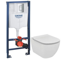 Комплект подвесной унитаз Ideal Standard Tesi T007901 + T352701 + система инсталляции Grohe 38772001
