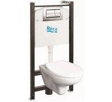 Комплект подвесной унитаз + система инсталляции Roca Mitos L 893100020